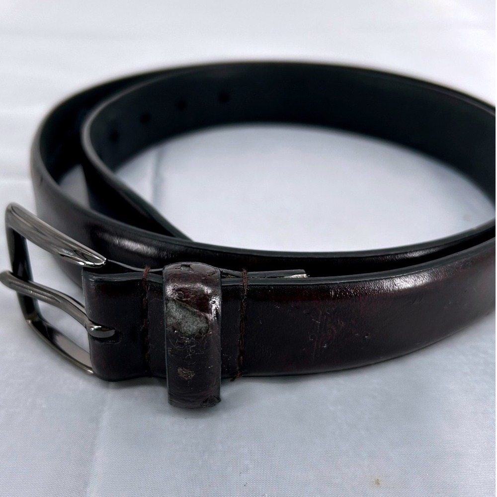 Dockers Belt Men 36 Brown Genuine Leather Classic Dress Casual Mahogany